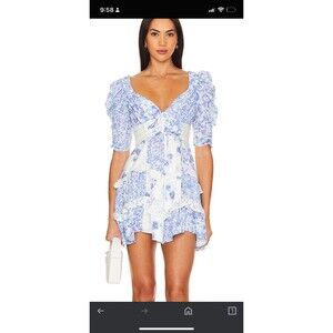 Rosalyn Mini Dress blue XL